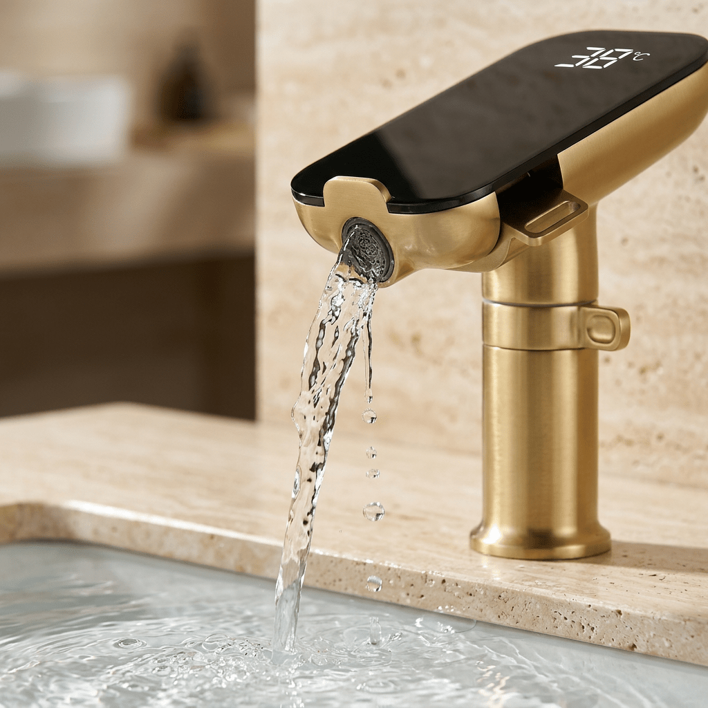 AquaSense Gold Single-Handle Faucet