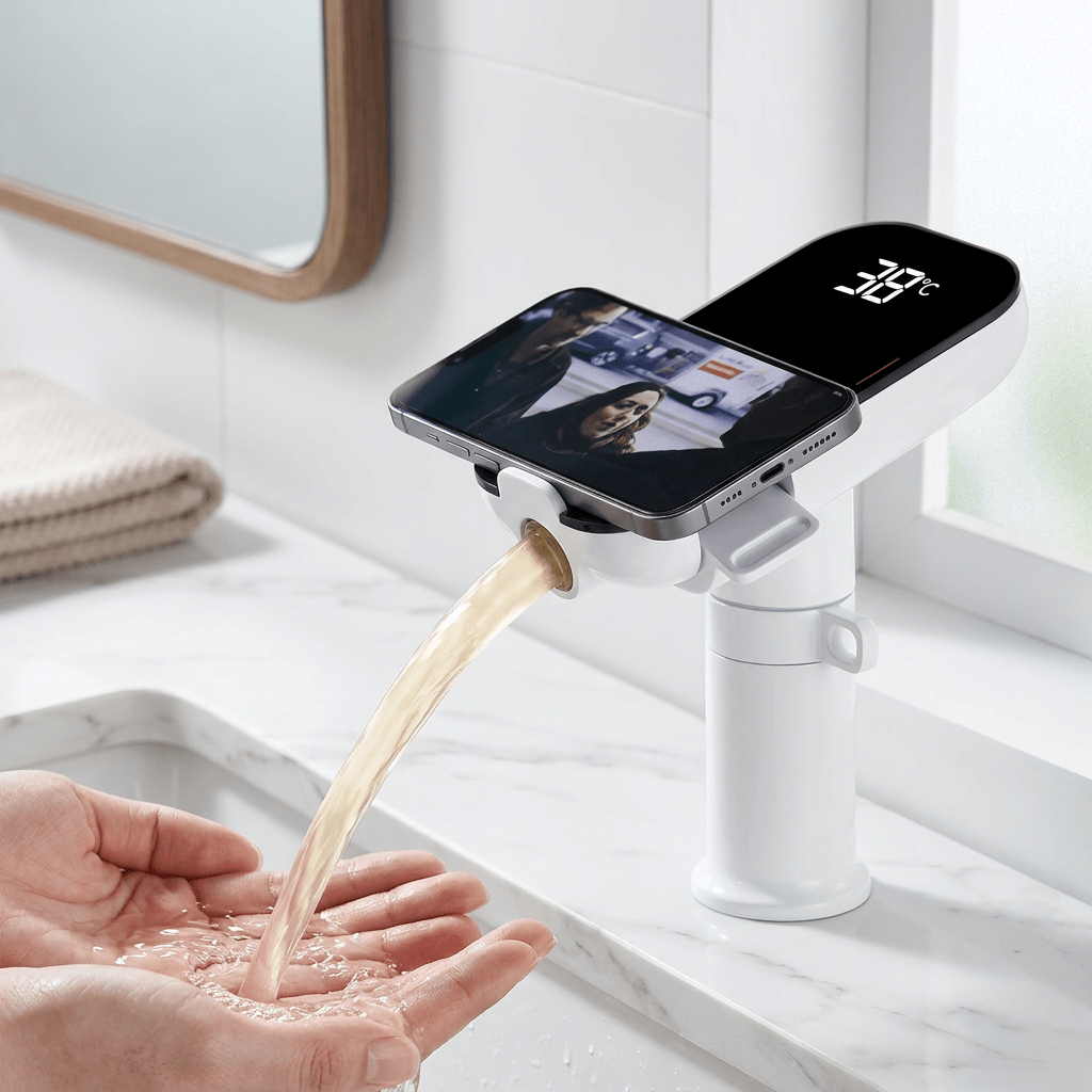 AquaSense Gold Single-Handle Faucet
