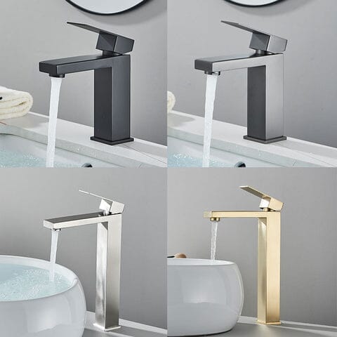 Troover Single Handle Bathroom Deck Mount Faucet