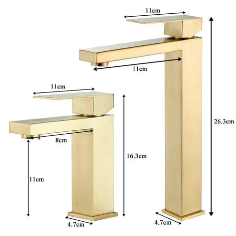 Troover Single Handle Bathroom Deck Mount Faucet