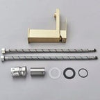 Troover Single Handle Bathroom Deck Mount Faucet
