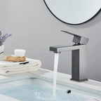 Troover Single Handle Bathroom Deck Mount Faucet
