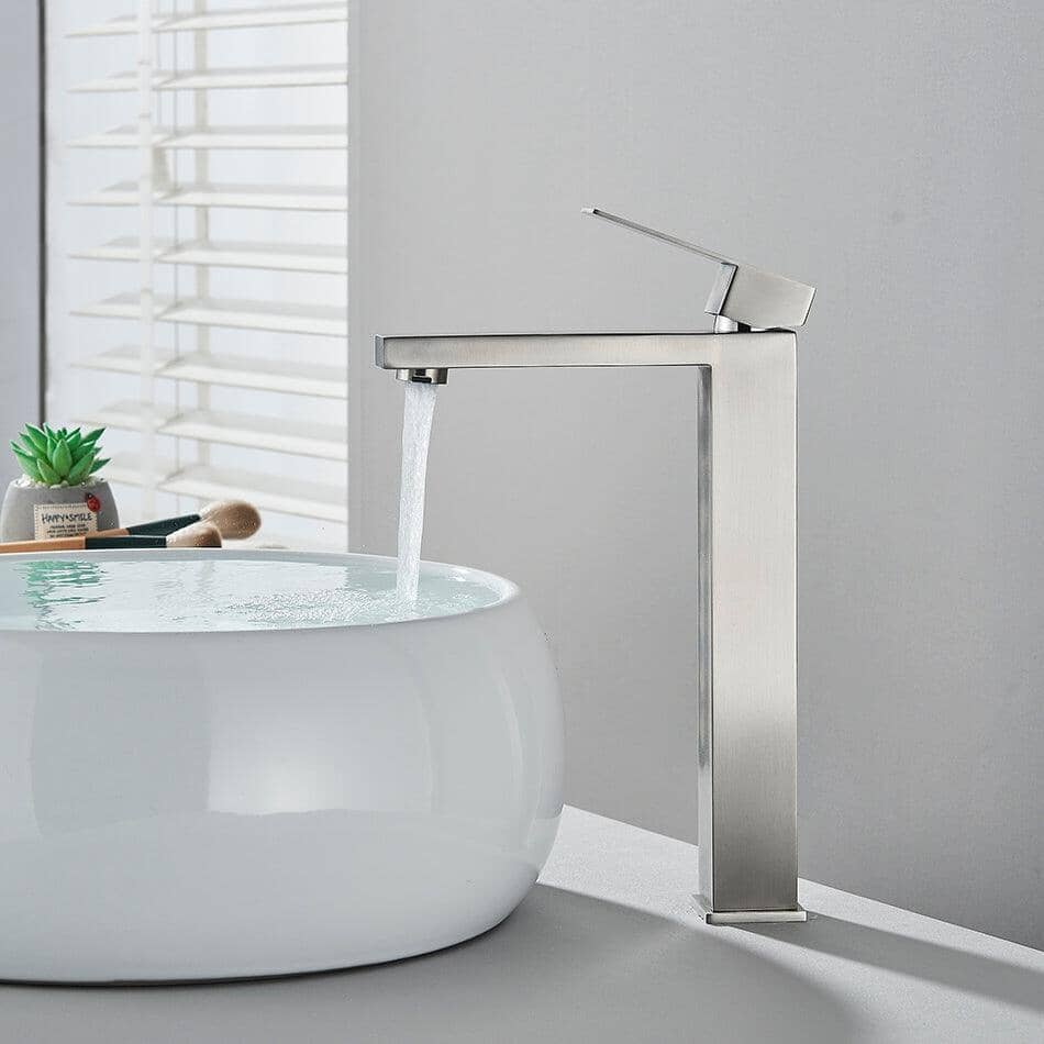 Troover Single Handle Bathroom Deck Mount Faucet