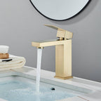 Troover Single Handle Bathroom Deck Mount Faucet