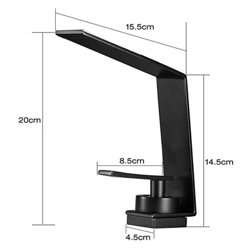 Clarty Gold Single-Handle Bathroom Deck-Mount Faucet