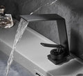 Clarty Gold Single-Handle Bathroom Deck-Mount Faucet