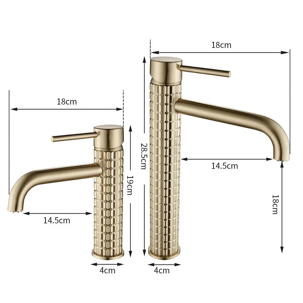 Drumon Single Handle Bathroom Faucet - Artifice Home