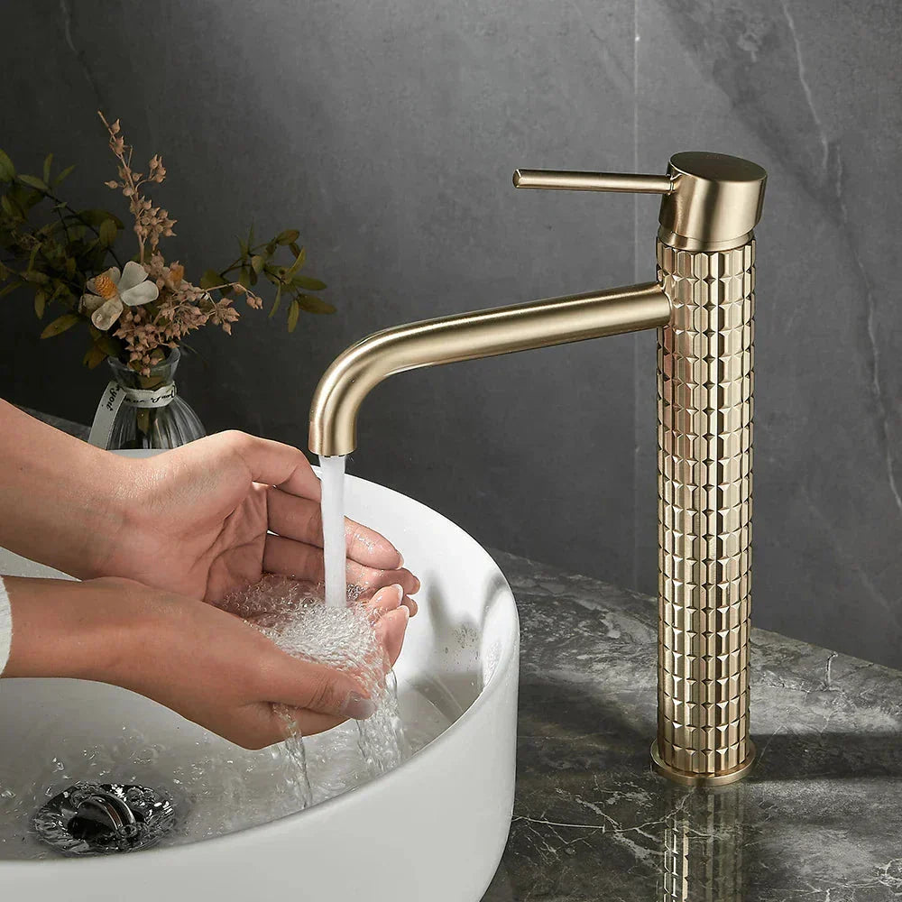 Drumon Single Handle Bathroom Faucet - Artifice Home