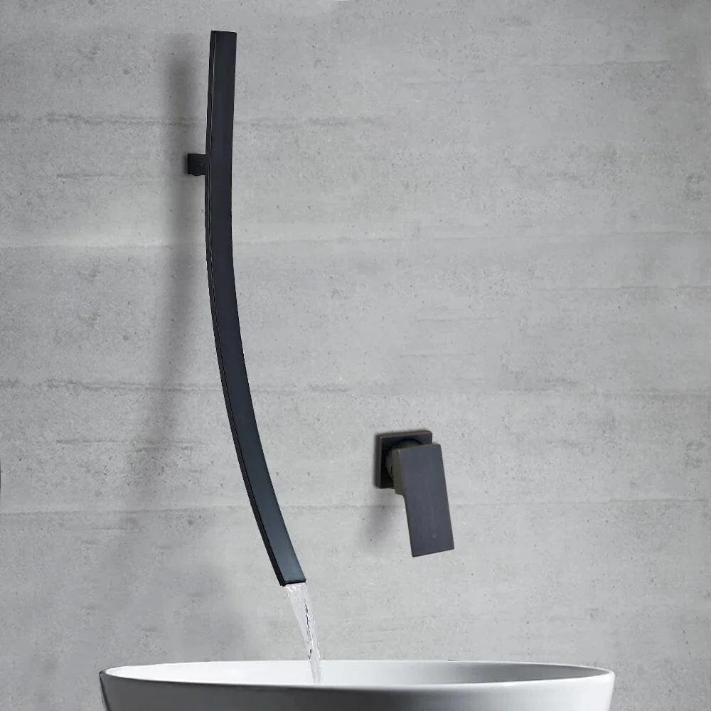 Glass Elite Single Handle Wall-Mount Bathroom Faucet