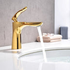 Voltz Low Spout Single Handle Bathroom Mixer Faucet