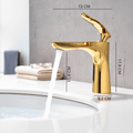 Voltz Low Spout Single Handle Bathroom Mixer Faucet