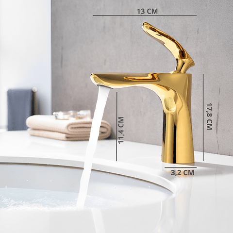 Voltz Low Spout Single Handle Bathroom Mixer Faucet