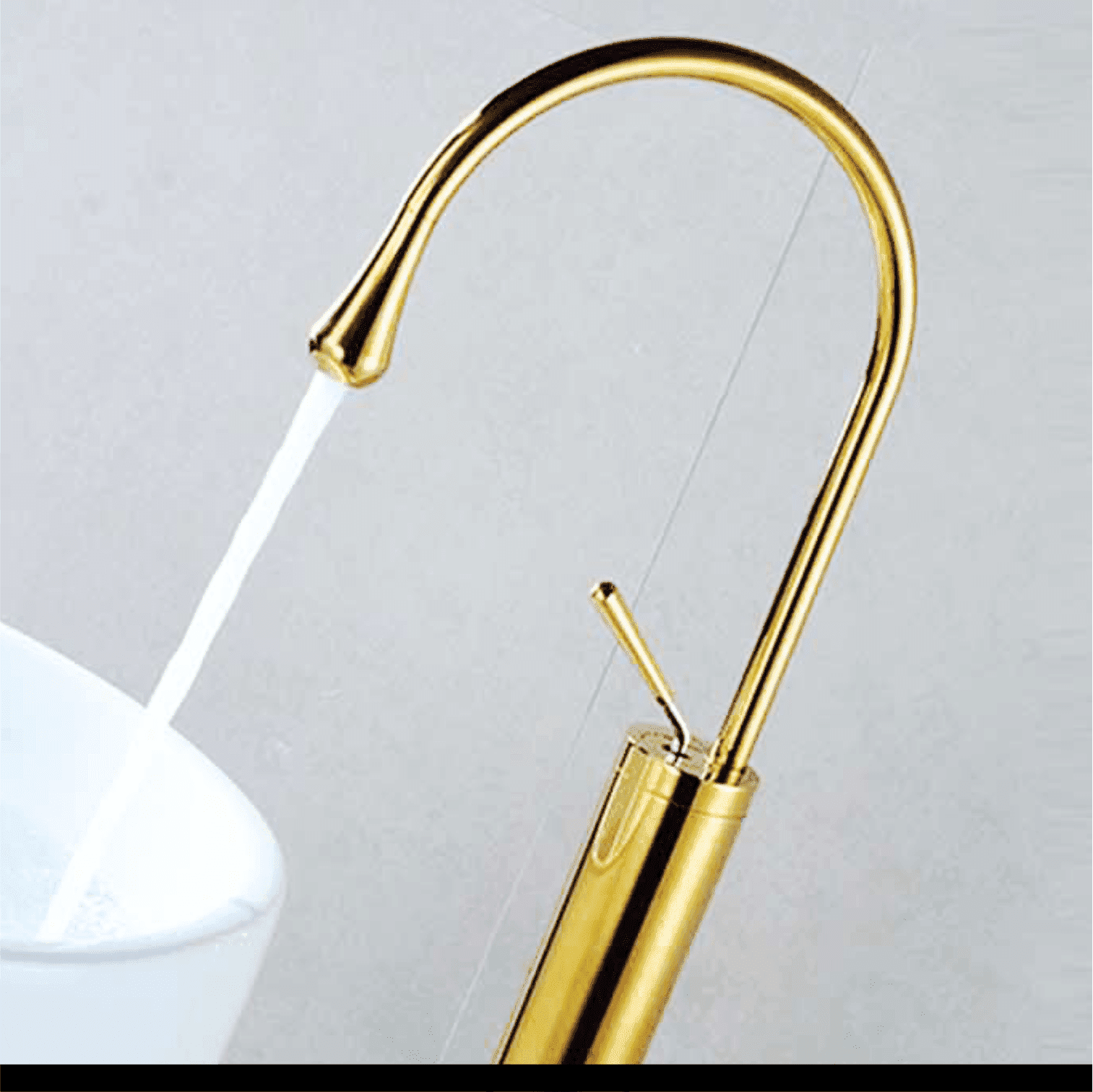 Luxury Floor-Mounted Bathtub Faucet