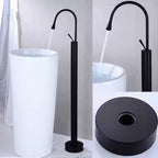Luxury Floor-Mounted Bathtub Faucet
