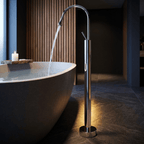 Luxury Floor-Mounted Bathtub Faucet