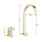 Eirelez High Spout Single Handle Bathroom Faucet