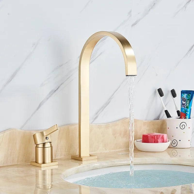 Eirelez High Spout Single Handle Bathroom Faucet