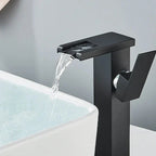 LED Waterfall Single-Handle Bathroom Faucet