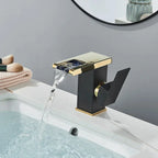 LED Waterfall Single-Handle Bathroom Faucet