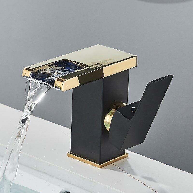 Trover Waterfall Bathroom Faucet with LED Single Handle