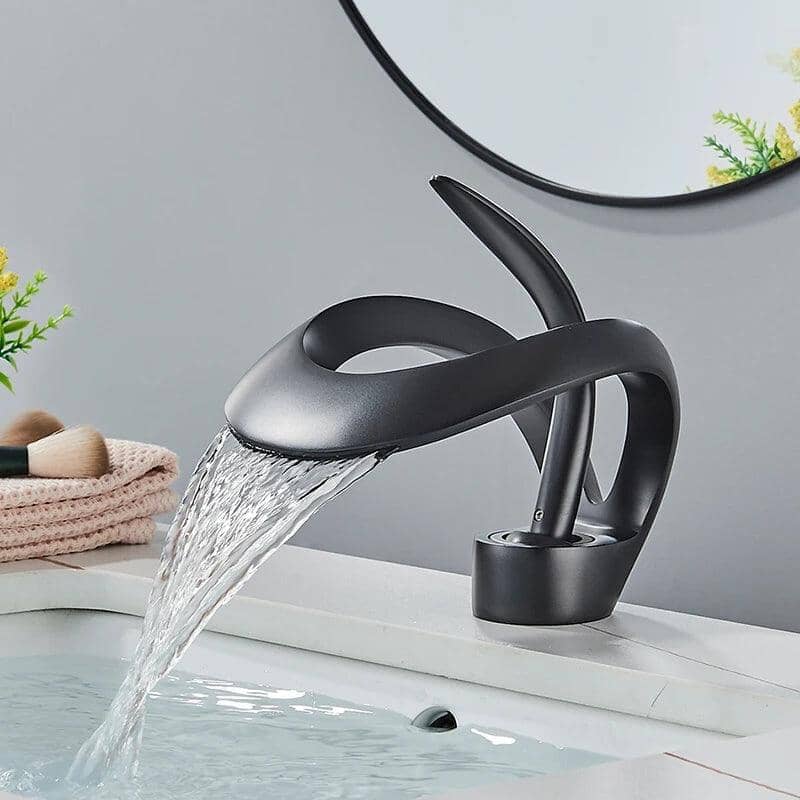 Holtz Waterfall Single-Handle Bathroom Faucet