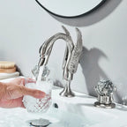 Globy Swan Countertop Bathroom Faucet