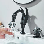 Globy Swan Countertop Bathroom Faucet
