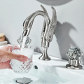 Globy Swan Countertop Bathroom Faucet