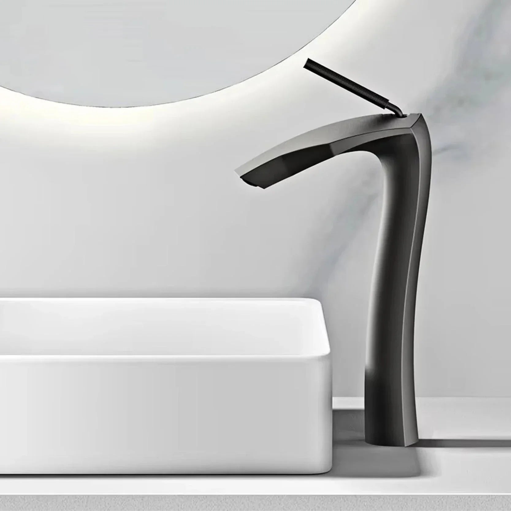 Cronos Deck Mount Bathroom Faucet