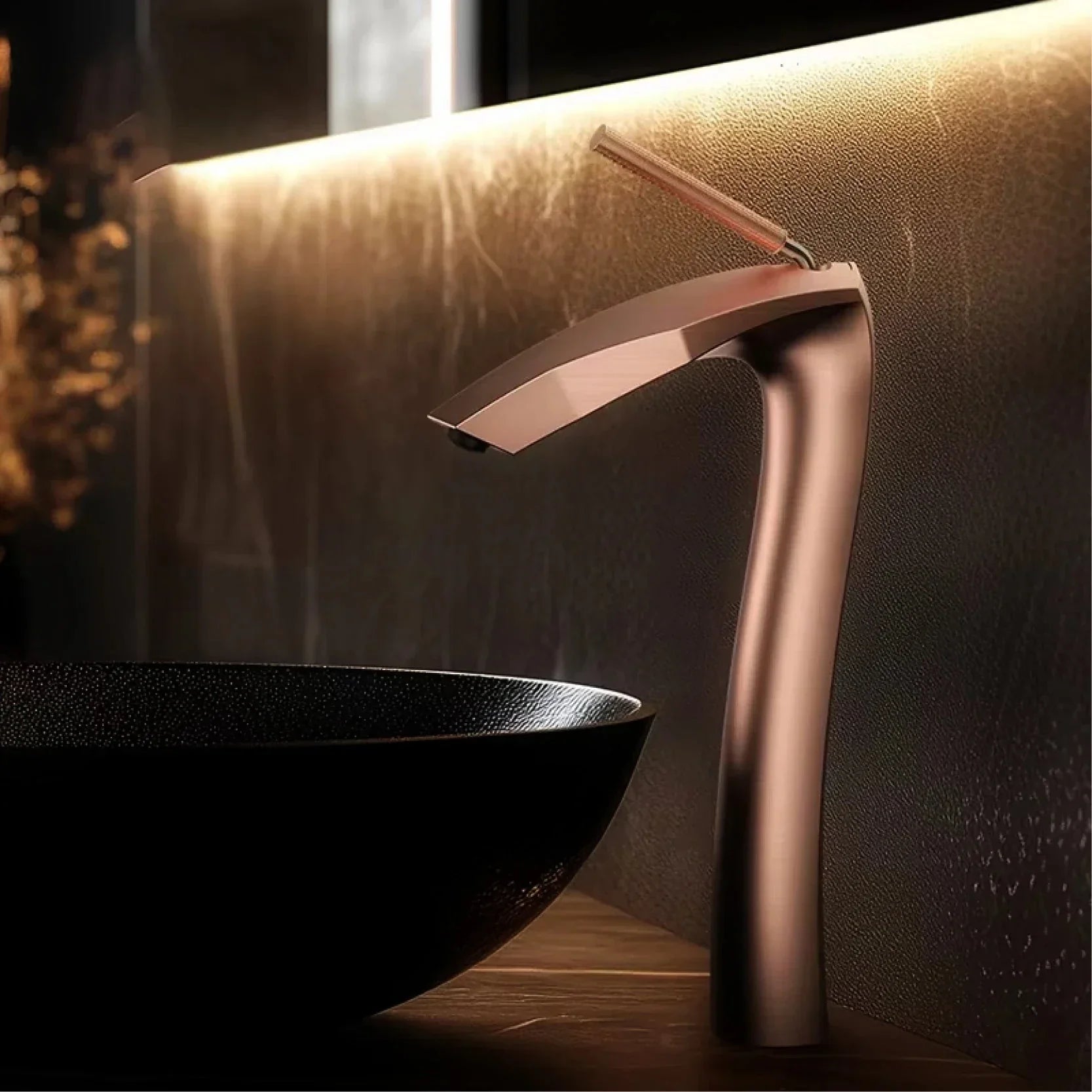 Cronos Deck Mount Bathroom Faucet