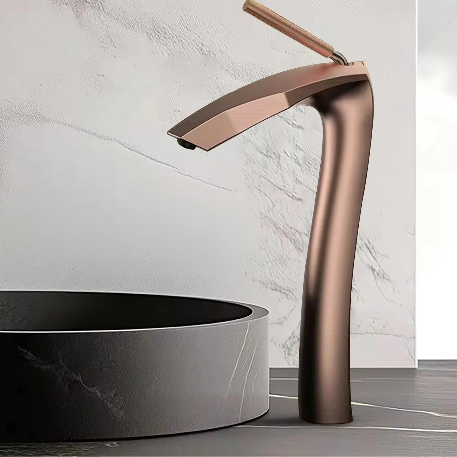 Cronos Deck Mount Bathroom Faucet