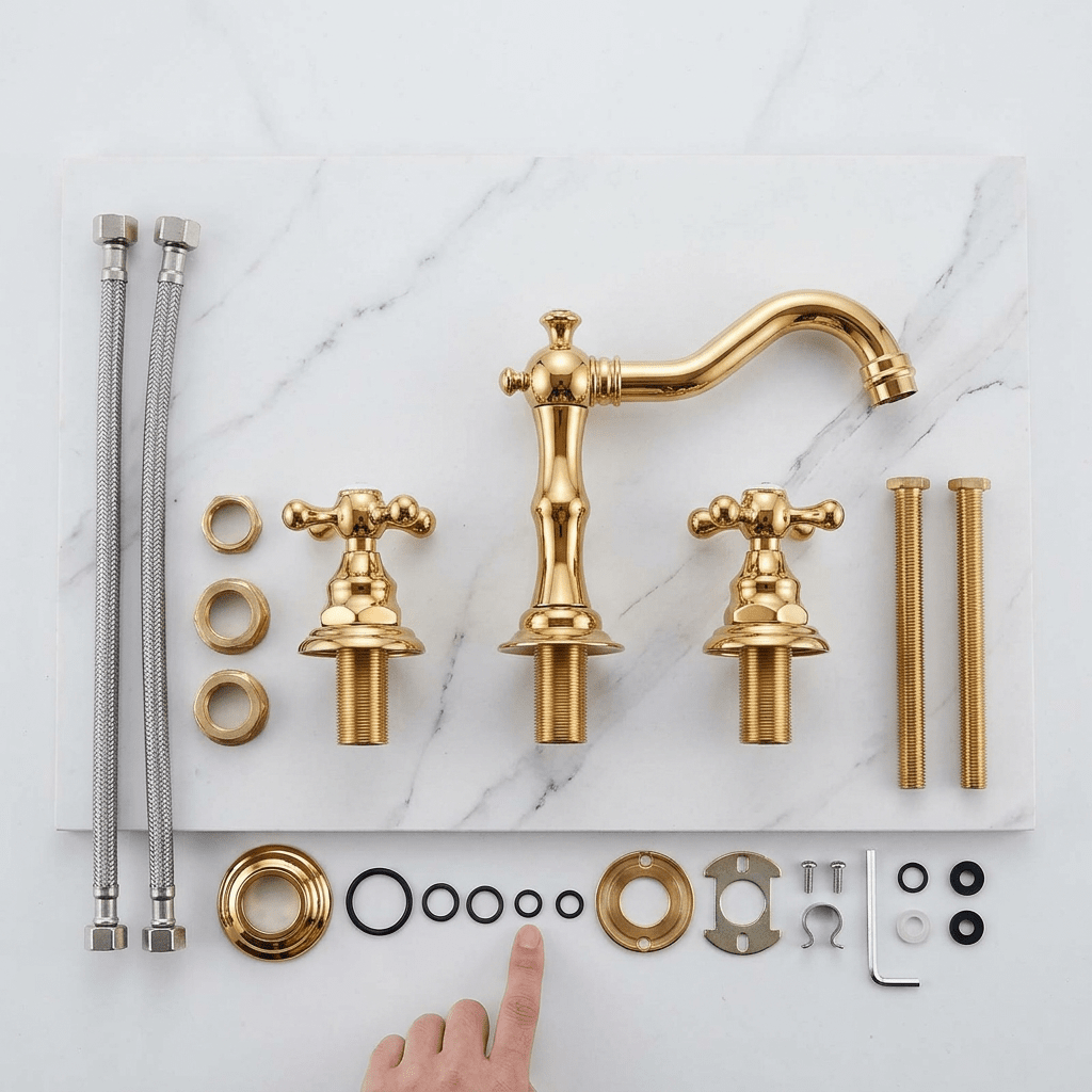 Glorym Countertop Bathroom Faucet
