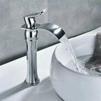 Beeno Gold High-Spout Single-Handle Luxury Bathroom Faucet