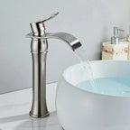 Beeno Gold High-Spout Single-Handle Luxury Bathroom Faucet