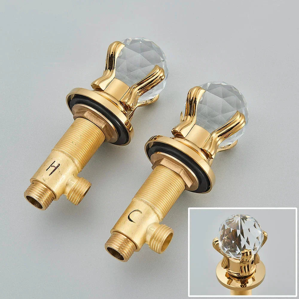 Orlando Double-Handle Waterfall Bathroom Faucet