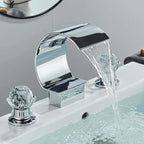 Orlando Double-Handle Waterfall Bathroom Faucet