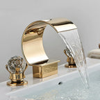 Orlando Double-Handle Waterfall Bathroom Faucet