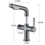 Tower Digital Single-Handle Bathroom Faucet
