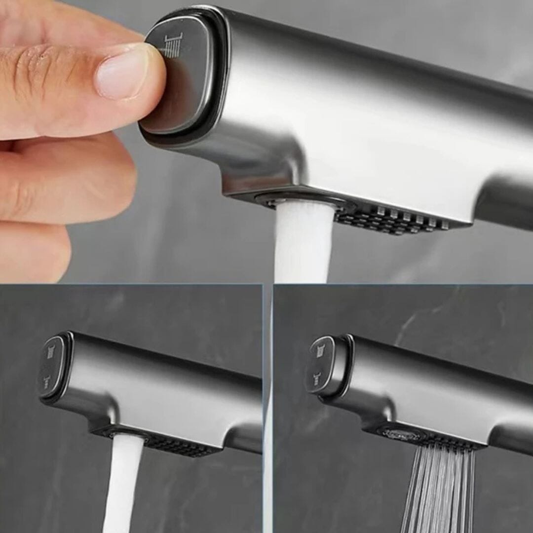 Tower Digital Single-Handle Bathroom Faucet