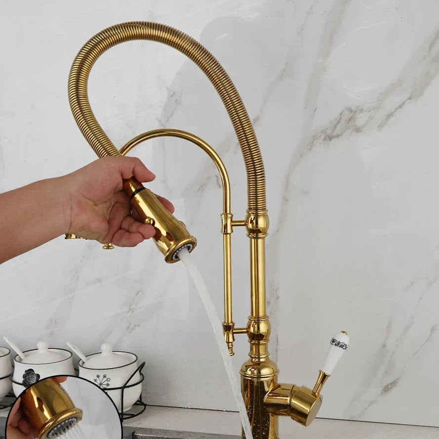 A’qua Antique Gourmet Countertop Kitchen Faucet