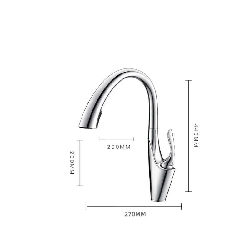 Vekova Luxury Pull-Out Kitchen Faucet